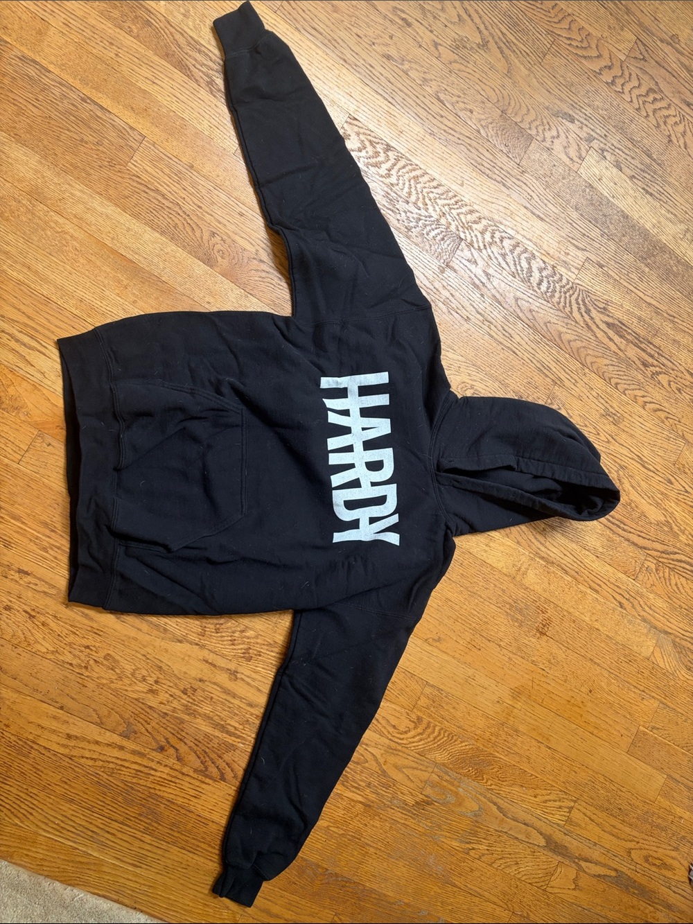 HARDY Black Pullover Hoodie